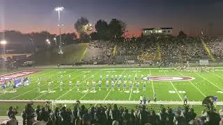 Pass the peas Mortimer Jordan marching band at the 2024 Gardendale game