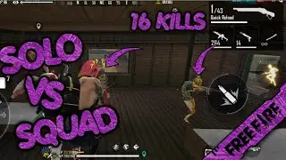 [TRCU] Solo VS Squad Ranked Gameplay 16 Kill || 1vs4 Ranked Gameplay 16 kill || Play like ajjubhai94