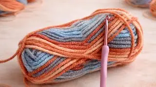 Всего 2 ряда! Не могу поверить своим глазам! 👀 Это такой простой и красивый узор для вязания крючком