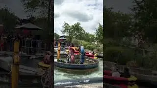 Thorpe park storm surge is a spinning rapids water ride#tanishaislam #birtish #Thorpe park# surrey