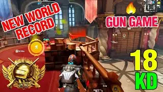 Gun Game World Record | King of Gun Game Mode | Library PUBG Mobile Gameplay
