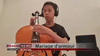 Mariage d'armour-cello duet-first try-played by real person