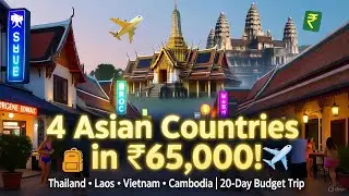₹65,000 Me 4 Asian Countries! | 20-Day Ultra Budget Trip (Thailand, Laos, Vietnam, Cambodia)