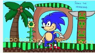 Joguei sonic the Hedgehog no começo ao final se gostam de sonic deixam o like 🦔