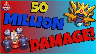 INSANE Boreas Hex Deck Defeats Robot! - 50 MILLION DAMAGE! - Rush Royale