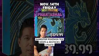 GameStop Pok&eacute;mon TCG Drops & Restocks Updates! Phantasmal Flames and More! #pokemon #pokemontcg