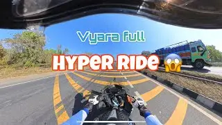 Vyara full hyper ride 😱#india #bikelover #motovlog 