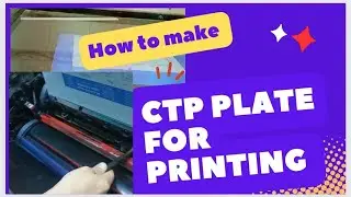 Plate making For printing purpose/offset printing #youtube#