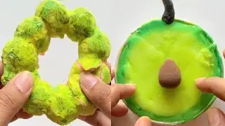 Plaster Clay Cracking e Slime ASMR 점토부수기 Satisfying #354