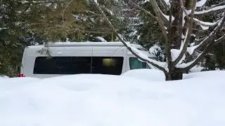 Winter Campout in Michigan's UP | Roadtreking Across America