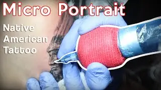HOW TO TATTOO Micro Portrait Real Time