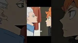 First meeting and they are already competing 😂 #haikyuu #anime