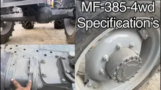 MF385 tractor 4 by 4 | specifications |Fast  review | 👍👍