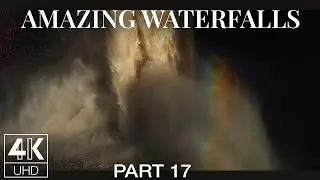 Tranquil Power of Palouse Falls | 4K Cinematic Slow Motion Screensaver with Ambient Music - Ep 17