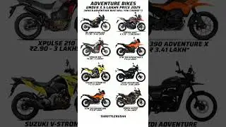 Top adventure bikes under 3.5lakhs price #ktm #duke #adventure #royalenfield #himalayan450 #bikes