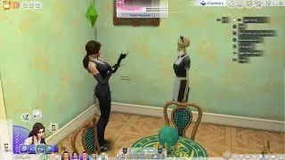 Greeting Bonehilda #thesims4 #maxis #easports #ps5 #spooky #skeleton #maid #gaming #vampire #shorts