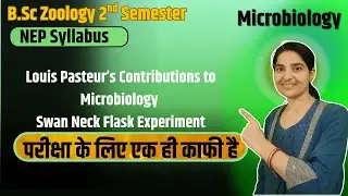 Louis Pasteur&rsquo;s Contributions to Microbiology |Swan Neck Flask Experiment | BSc Zoology