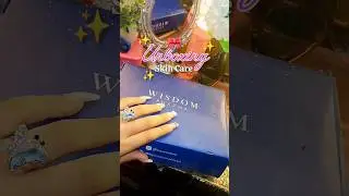 unboxing try wisdom skin care 💅 products