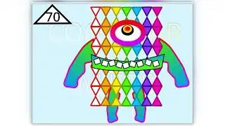 Numberblocks Triangles 14 Times Tables (110th Video)