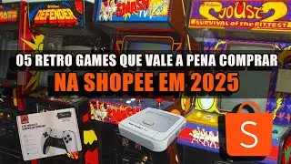 05 op&ccedil;&otilde;es de RETRO GAMES que est&atilde;o valendo a pena comprar na SHOPEE em 2025