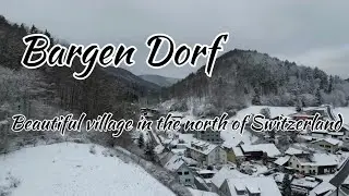 Snowy Bargen Village 🇨🇭 | Winter Drone Footage in Northern Switzerland 