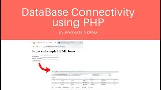 Database Connectivity using PHP   | Insert Record using MySqli |  Create Signup Page in Core PHP