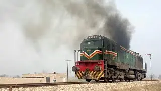 Light Locomotive RGE-24 5217 is Notching Up and Smoking Very Badly From Sanawan in LHF Mode
