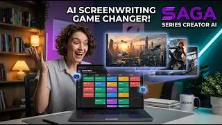 Saga announces SERIES MATRIX feature - the only TV-Writing AI app - with Veo and Kling Storyboards!!