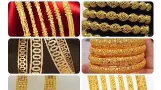 22k Gold bridal designer bangles (part-1)||gold bangles eid collection|| #Dubaigold #চুড়ি #wedding