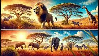 Wild Wonders: Life on the Savannah - Opening Scene #savannah #wildlife