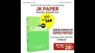 Huge discount on JK Paper || Copier Paper Sale || Eden The Store || #stationery #jkpaper #shorts