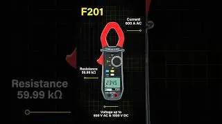 F201 Clamp - AC and DC voltage up to 1000V
