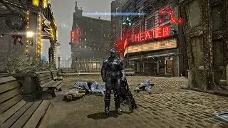Batman: Arkham Origins – Free Roam & Combat Gameplay in Snowy Gotham