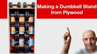 Making a Dumbbell Stand from Plywood