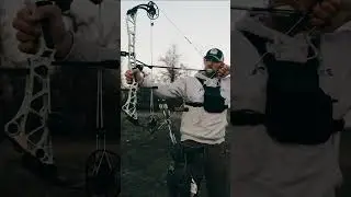 Shooting my right handed bow with my LEFT HAND! #archery