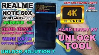 Realme Note 60X Hard Reset Not Work | Realme Note 60X Wipe Data Option Not Show by Unlock Tool