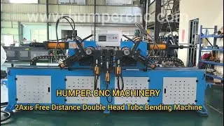 2Axis Free Distance Double Head Tube Bending Machine
