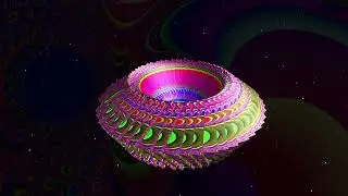 Cubes en Cercle en 4K 3D #mandelbrot #fractales #art #couleurs  #cubes  #cercles #electronicmusic