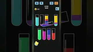 water color sort level 1530#ammycandycrush #shorts #mobilegames #puzzlegames #gameplay