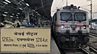 12163 LTT-CHENNAI SF EXP : LTT to PUNE : FULL JOURNEY : Indian Railway : WAP7+WAG9 : TRAIN
