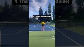 Top 5 the Best Tennis Hitting Drills✅#tennis#lessons#kids#shorts