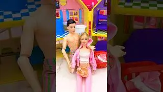 Satisfying With Unboxing Barbie Princess Giving Birth Toys, ASMR Video #shorts
