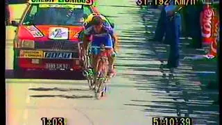 Geert Jan Theunisse wint Alpe D'Huez in 1989