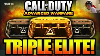 TRIPLE ELITE! - Advanced Supply Drop LIVE Opening - ELITE Supply Drop Live Reactions! (COD AW)
