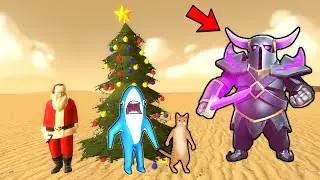 MOTANILA A PRIMIT PEKKA DIN CLASH ROYALE DE LA MOS CRACIUN! PEKKA IL DISTRUGE PE DRACULASS! *EPIC*