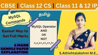 Stop Memorizing! Understand MySQL Operators in One Video | Class 12 | CS | IP