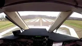 Merlin IIIB VFR Departure Carrollton OH