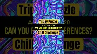 ArtSpinAI SD20: Extreme Spot the Difference Puzzle Challenge | Trippy Visuals + Chill Music + Game