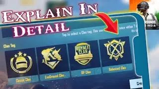 What is Classic clan/ rp Clan in BGMI | How To Increase Clan Level Fast | How to Create clan in bgmi