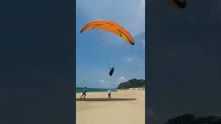 Tow winch paraglider